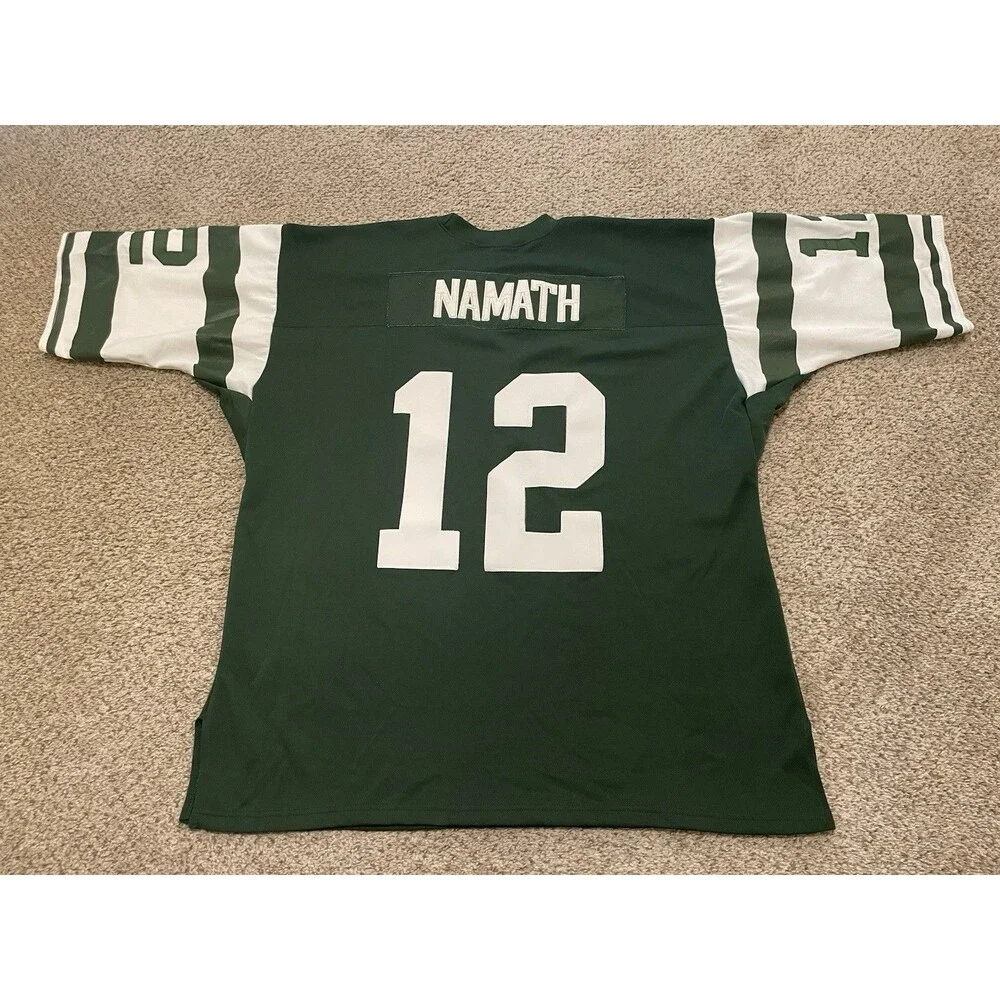 Mitchell & Ness 1968 Joe Namath New York Jets Jersey Mens Sz 54 NFL Football - Picture 2 of 6